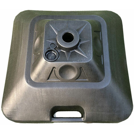 Base per Ombrellone Marbueno Nera 45x27x45 cm Stabile