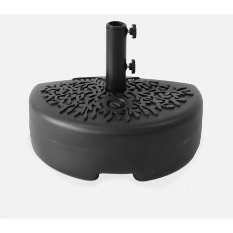 Base per ombrellone   mezzaluna  in plastica
