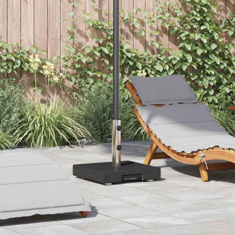Base per ombrellone Nero 41 x 41 x 37 cm Granito vidaXL