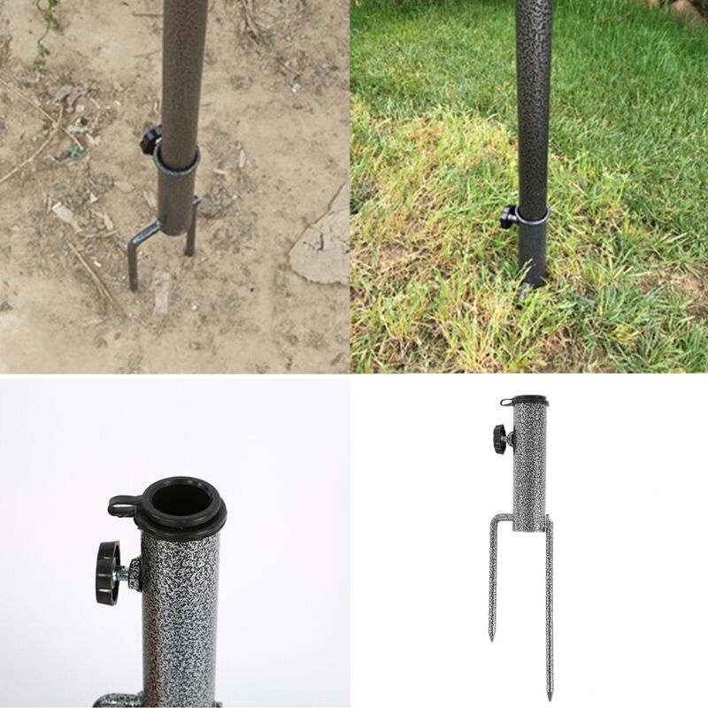 Base per ombrellone palo in sabbia in acciaio