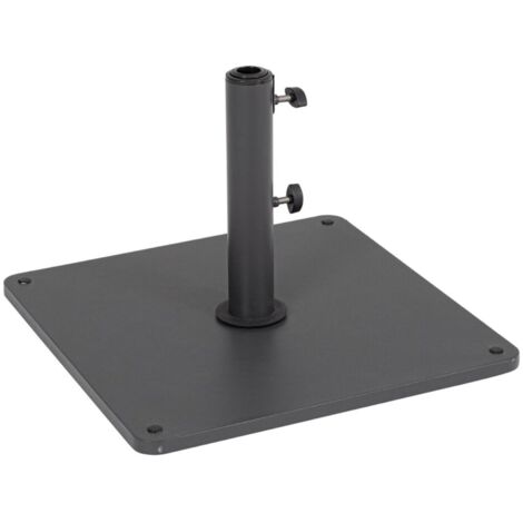 Base per ombrellone piastra in acciaio 25 Kg