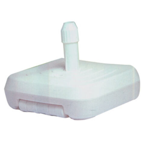 BASE PER OMBRELLONI IN PVC CON RUOTE PER PALI MM. 32/50 CM. 60X60 LT. 60