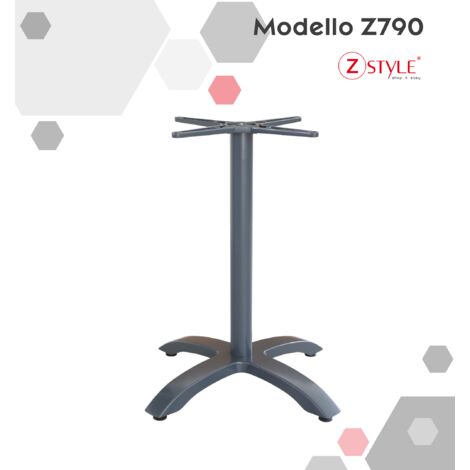Base per tavolo da esterno - ZStyle base tavolo, gamba tavolino , piede centrale, metallo, per catering bar ristoranti bistrot - basamento - per interno / esterno