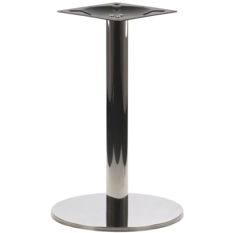 Base per tavolo in acciaio inox lucido SH-2001-1/P - 45 cm