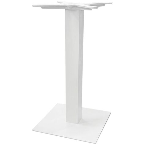 Base per Tavolo in Alluminio Bianco Anti Salsedine per Allestire Bar, Ristoranti, Pizzerie