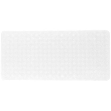 Base per vasca da bagno in gomma naturale 34x74 cm - bianco - Tendance
