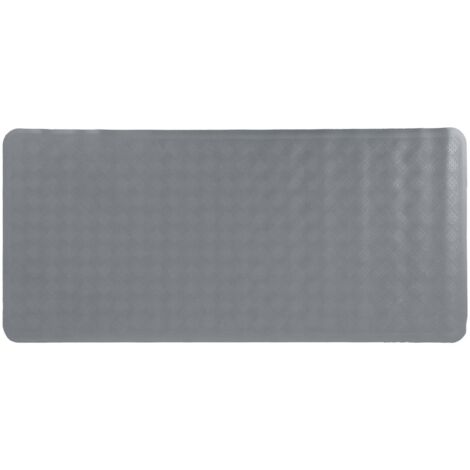 Base per vasca in gomma naturale 34x74 cm - grigio scuro - Tendance