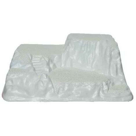 Base per Villaggio Natalizio - Paesaggio Bianco 54x50x20cm