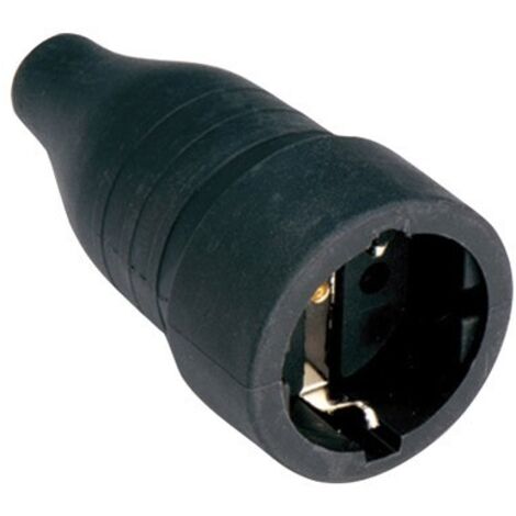 BASE PIN IN GOMMA NERA TT 16A-250V