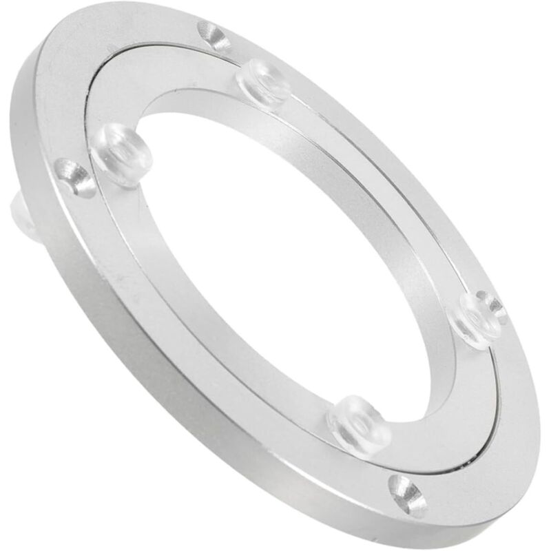 Base Pivotante Alliage Aluminium Robuste pour Table de Restaurant Plateau Tournant avec Roulement à Billes Support Rotatif pour Cuisine et Salle à
