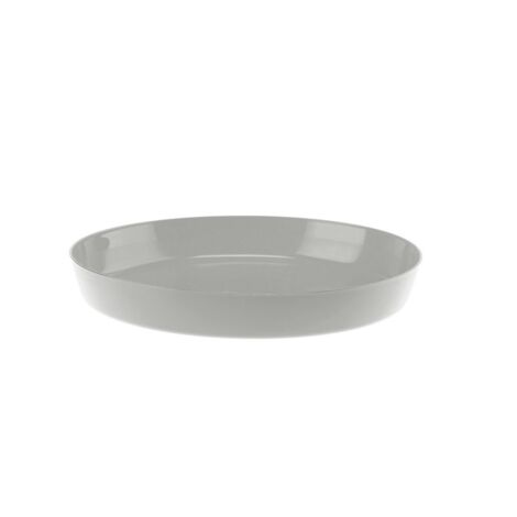 Base plástica para maceta CRISTAL 14,5 cm gris brillo