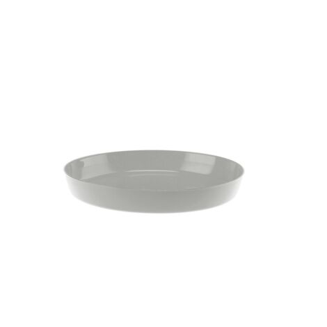 Base plastica per vaso CRISTAL 11 cm grigia lucida