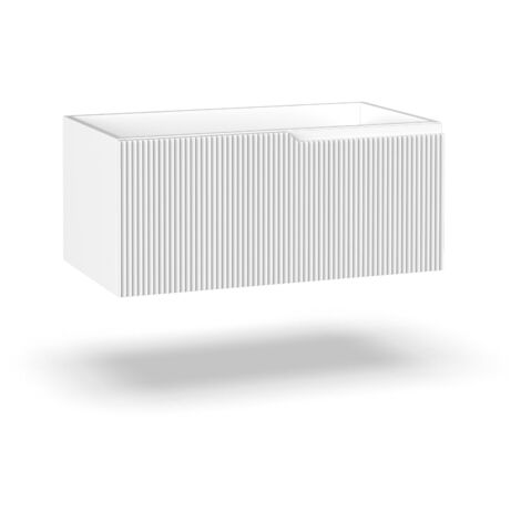 Base portalavabo 1 cestone ZIP bianco opaco