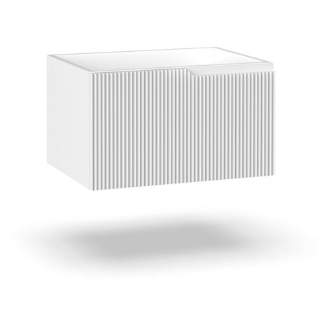Base portalavabo 1 cestone ZIP bianco opaco