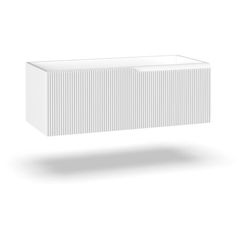 Base portalavabo 1 cestone ZIP bianco opaco