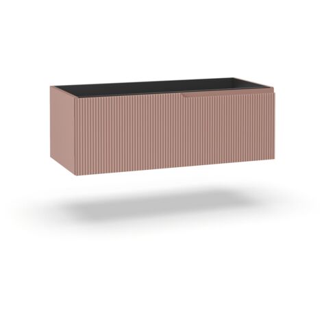 Base portalavabo 1 cestone ZIP rosa cipria