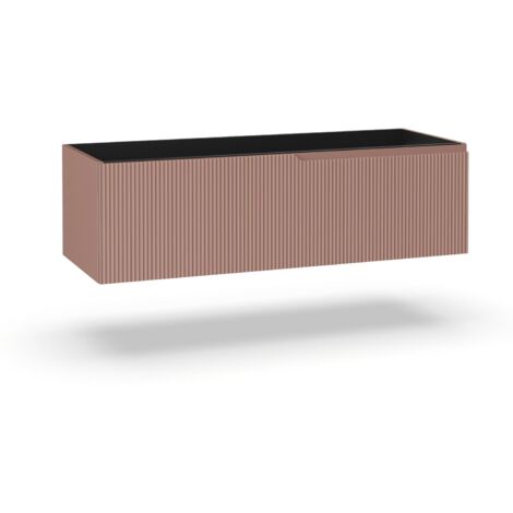 Base portalavabo 1 cestone ZIP rosa cipria