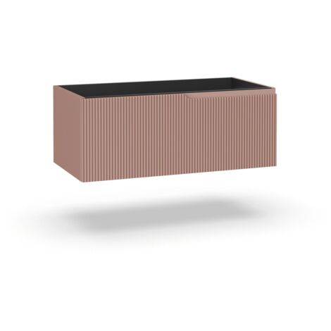 Base portalavabo 1 cestone ZIP rosa cipria