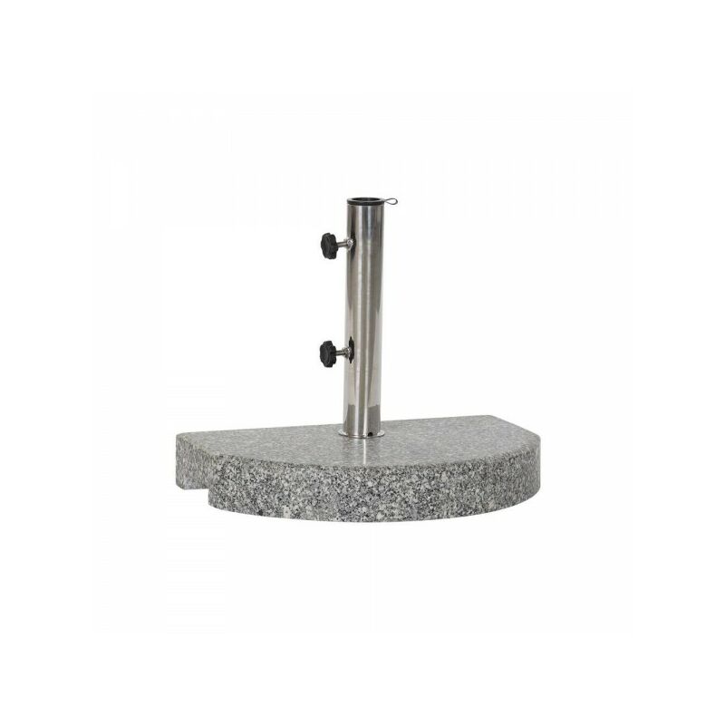 Base pour parapluie Dkd Home Decor Granite Acier inoxydable (45 x 28 x 36,5 cm)