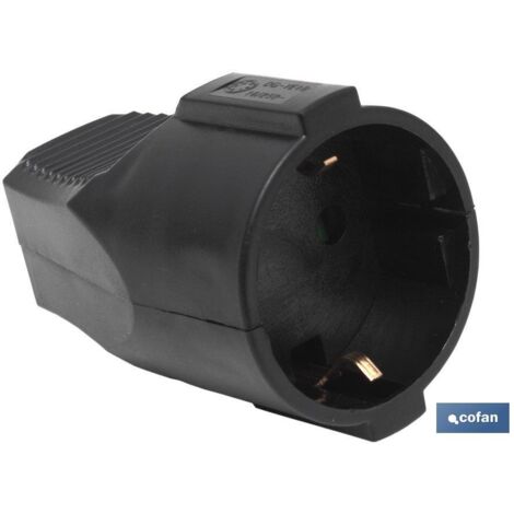 Base presa d'aria nera (16a-250v)