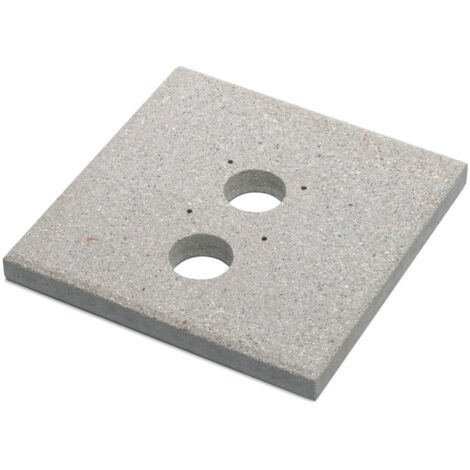 Base Quadrata 40x40x4 cm per Fontana 42/SRV in Cemento Belfer 42/BSE/9 Grigio