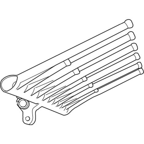 Base rastrello light per abbacchiatore Lisam MG Magnesium originale