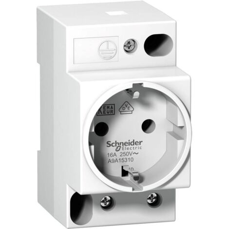 Base spina 2P + TT per guida DIN Schneider A9A15310
