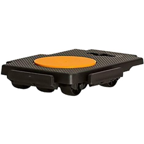 BASE SPOSTA MOBILI CM 14 X 10,5 x H 2,5 - PORTATA 100 KG - 8 RUOTE - --