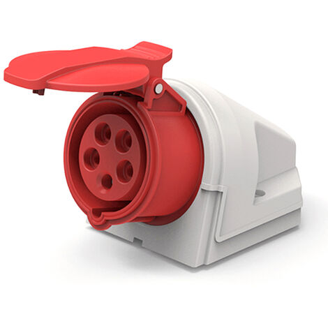 Base superficie industrial IP44 3p+N+T 16A