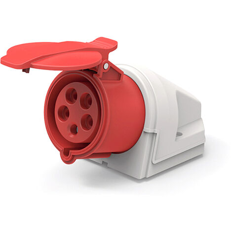 Base superficie industrial IP44 3p+N+T 32A