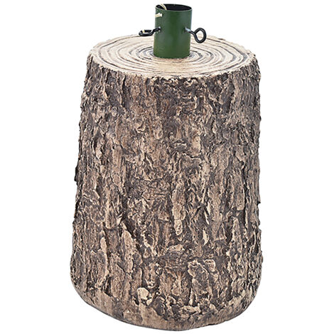 Base Supporto Albero di Natale Tronco Natalizio Attacco Universale Altezza 33 cm