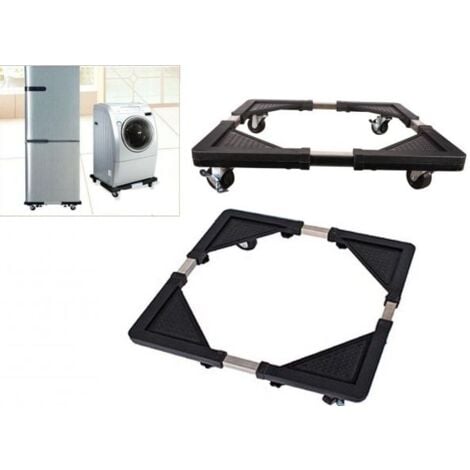 Base supporto frigo con ruote base mobile frigorifero lavatrice MOD.3316