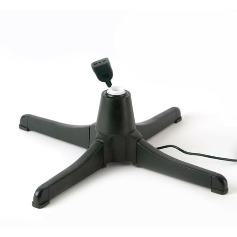 Base supporto rotante girevole 360° piede per albero di natale addobbi decorazioni natalizie in plastica