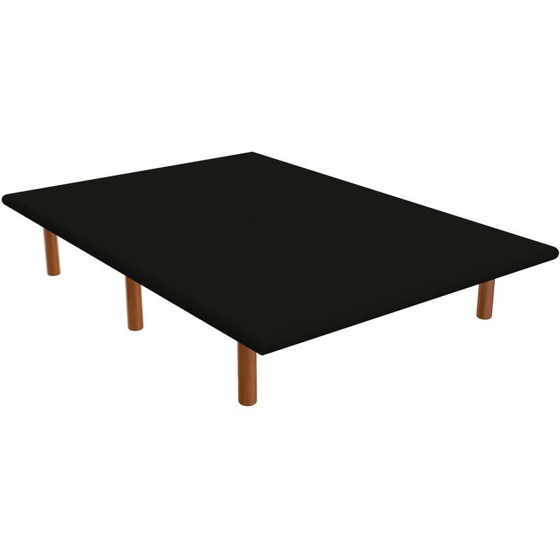 

Base tapizada 3D HAMBURGO Color Principal - Color 3D - 3D NEGRO, 80 x 190 cm. , Patas - Con patas de madera color CEREZO (+28)