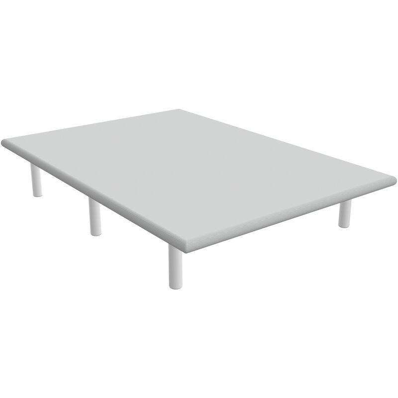 

Base tapizada 3D HAMBURGO Color Principal - Color 3D - 3D BLANCO, 100 x 190 cm., Patas - Con patas de madera color BLANCO (+32)