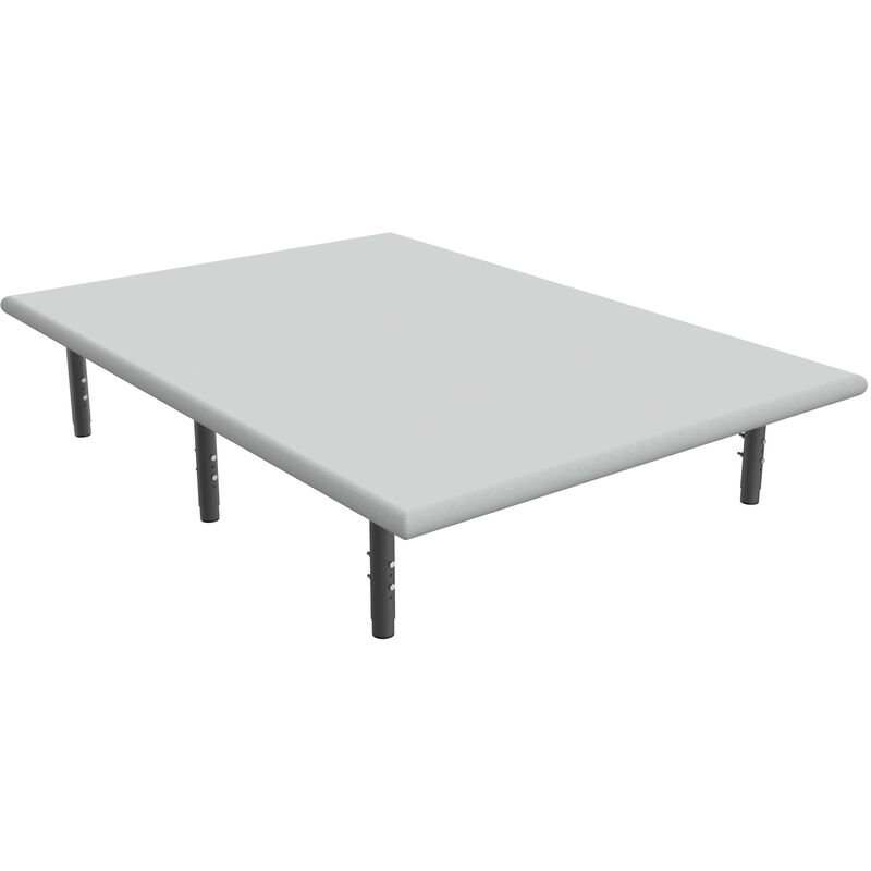 

Base tapizada 3D HAMBURGO Color Principal - Color 3D - 3D BLANCO, 90 x 200 cm. , Patas - Con patas metálicas regulables en altura (+60)- Hasta 8