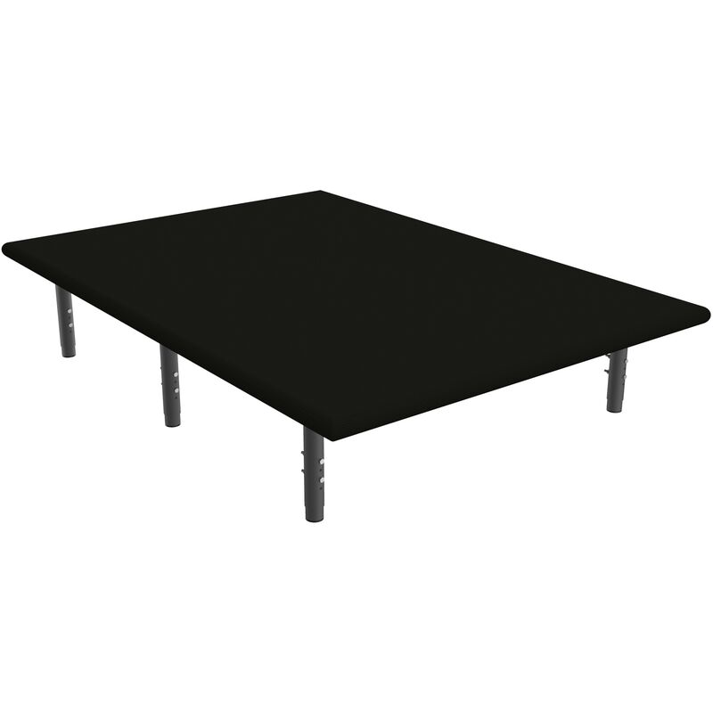 

Base tapizada 3D HAMBURGO Color Principal - Color 3D - 3D NEGRO, 135 x 190 cm., Patas - Con patas metálicas regulables en altura (+60)- Hasta 8