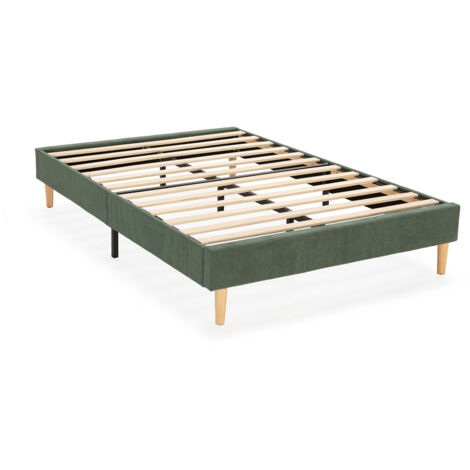 Base tapizada Bari 90x190 cm color Verde