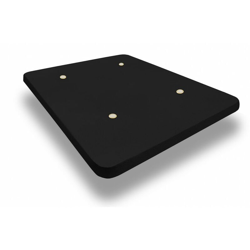 

Base Tapizada Con Tejido 3D Color Negro y Valvulas De Transpiracion Patas no incluidas, 135x190 cm