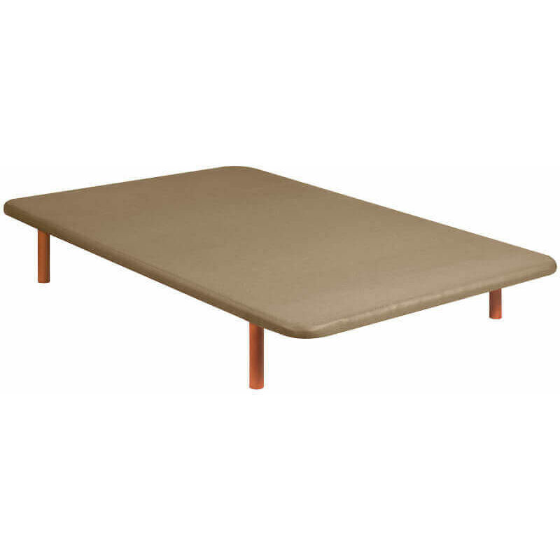 

Base tapizada malla 3D reforzada con 5 barras transversales | Beige - 105x190cm
