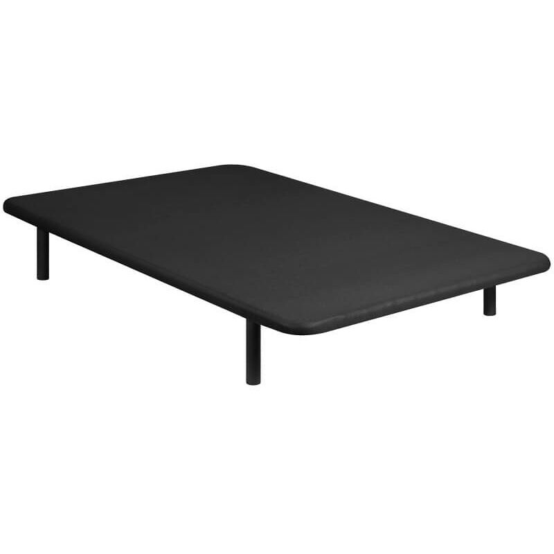 

Base tapizada malla 3D reforzada con 5 barras transversales | Negro - 150x190cm