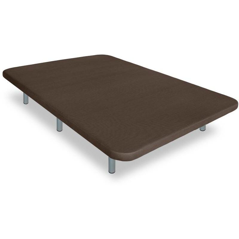 

Base Tapizada modelo Drago con Sistema Antiruido 3D Wengué medida 100 x 200 cm con 6 Patas de 27 cm y 5 barras transversales