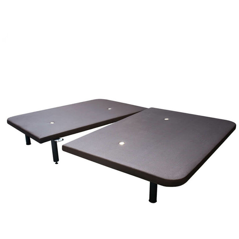 

Base tapizada partida Malla 3D Transpirable Gris con patas | 90x190cm