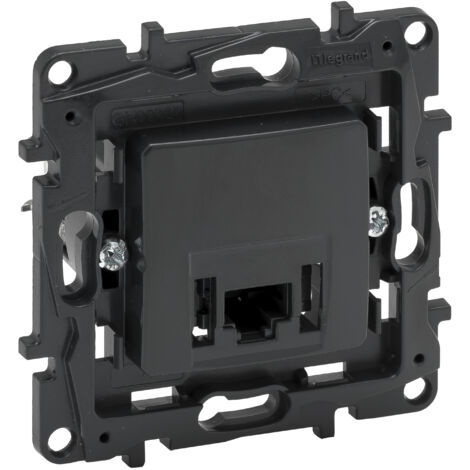 Base telefonica e computer RJ 45 Niloé Step Cat.6 UTP individuale LEGRAND 864042