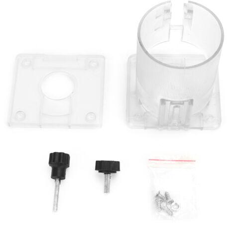 Base Transparent pour Défonceuse - Accessoire de Protection pour Outils Électriques (Standard)