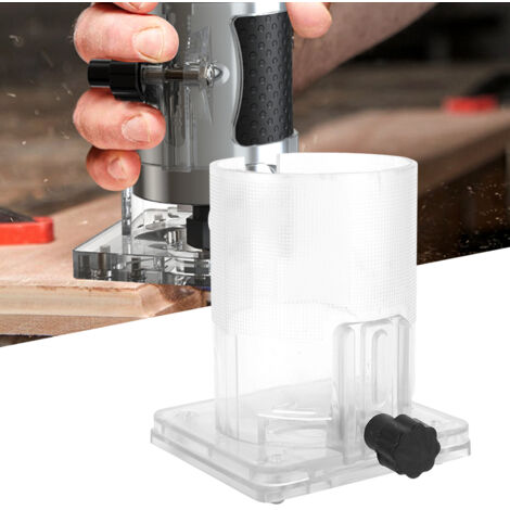 Base Transparent pour Défonceuse - Accessoire de Protection pour Outils Électriques (Standard)