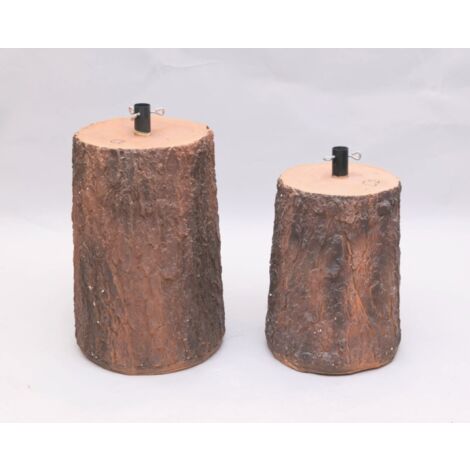 Base tronco efecto madera 30x40 cm, 4 cm