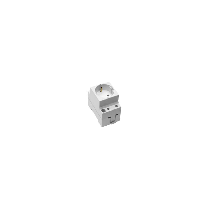 

Base TT lateral 16A 250V para carril metálico blanco 99B - Solera