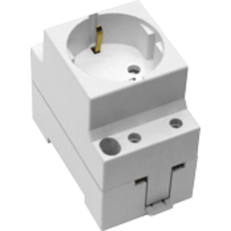 Base TT laterale 16A 250V per binario in metallo bianco SOLERA 99B