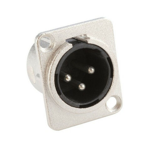 Base Xlr Macho 3pin Tipo D Adam 7838